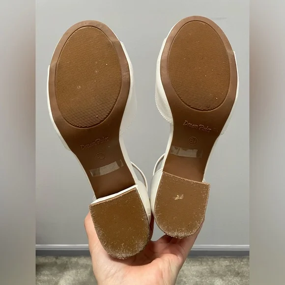 DREAM PAIRS Womens Chunkle Low Heel Pump Ankle Strap Dress Sandal - 8.5 - Picture 8 of 8